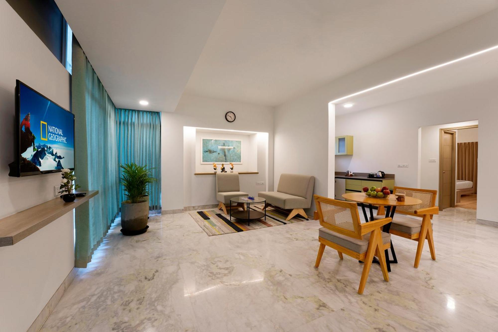 העיר בנגלור Nest By Rivido Apart Hotel, Bannerghatta Road מראה חיצוני תמונה